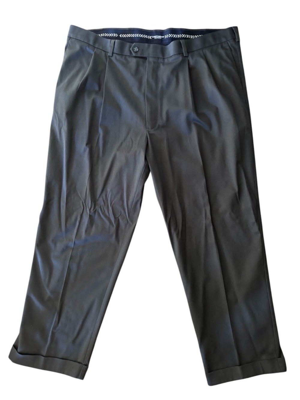 Classic Men's Black Dress Pants - Tailored Comfort